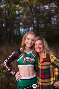 Senior Live and her gorgeous Mom pose for a photo together at the end of her senior photo session