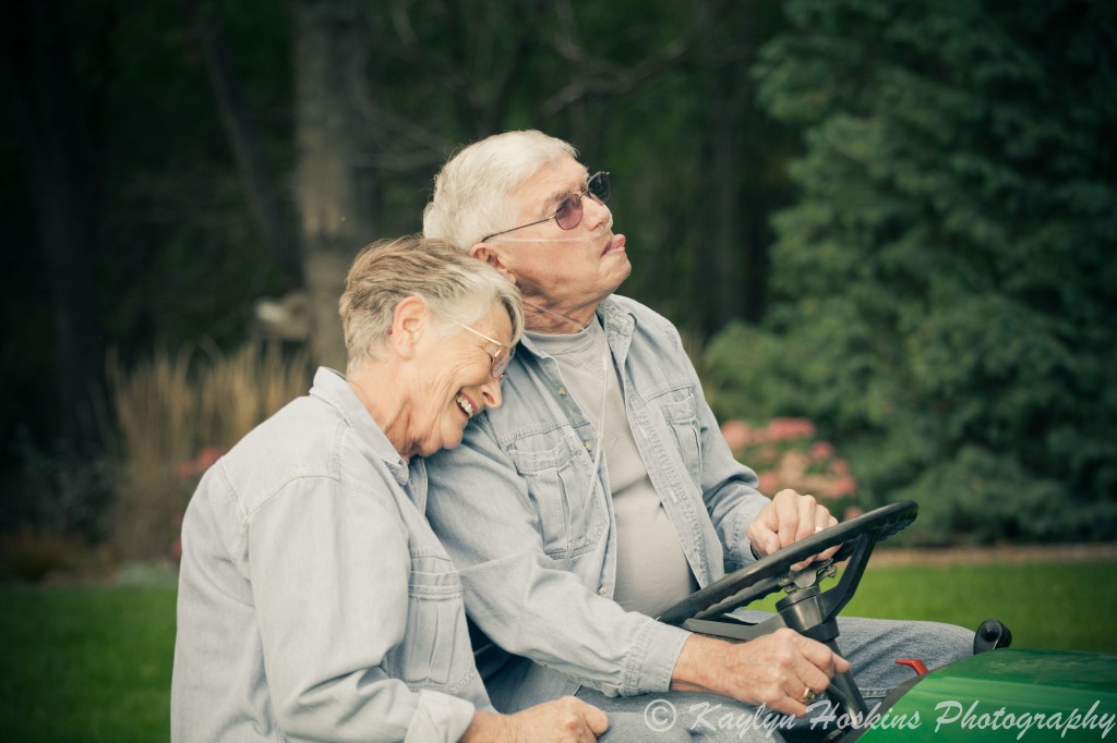 Grampz and Gramz sticking tongue out