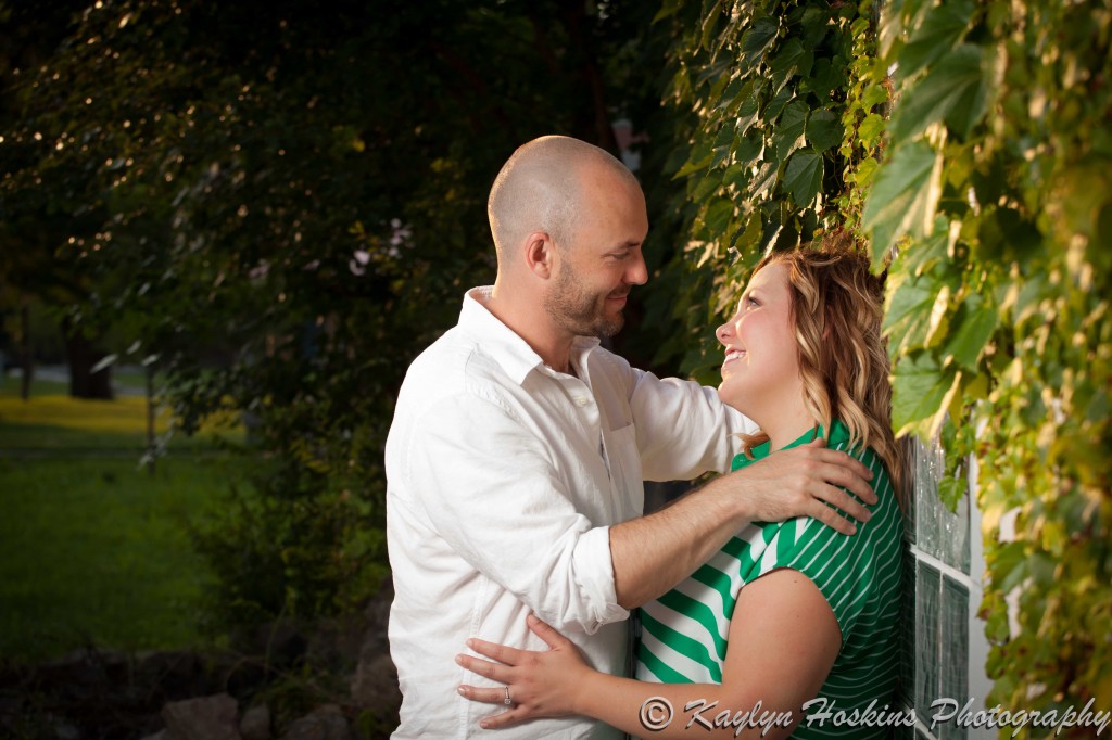 Engagement couple adore each other during photo session in New Bo area Cedar Rapids