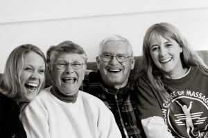 granddaughters laughing hysterically with granddaughters