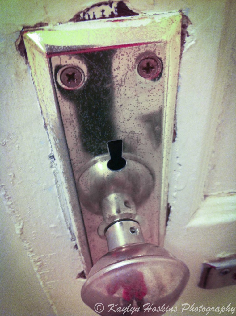 fun face in doorknob