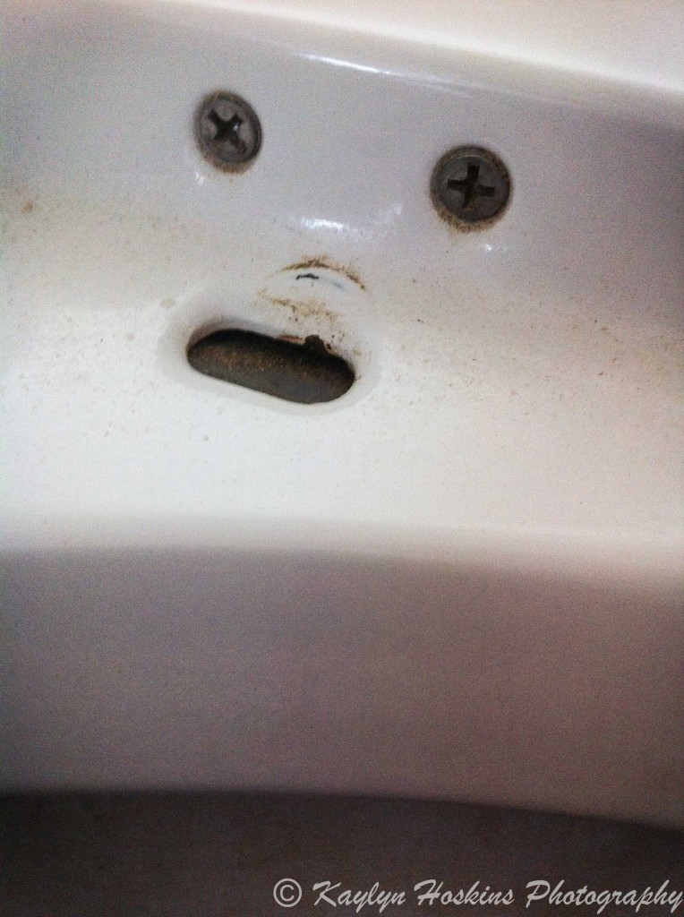 fun face in washing machine